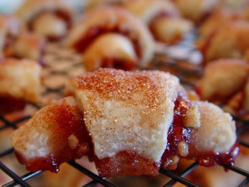 Raspberry and Apricot Rugelach