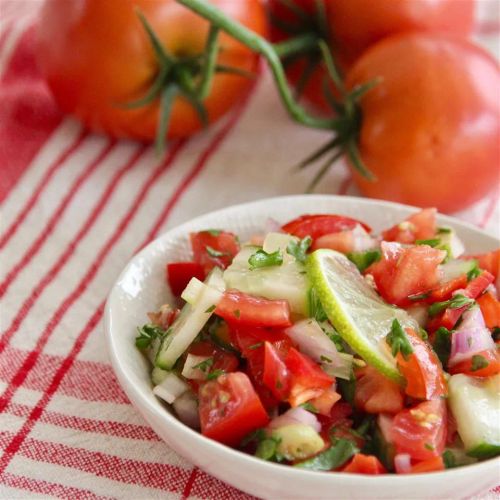 Vinagrete (Brazilian Tomato Slaw)