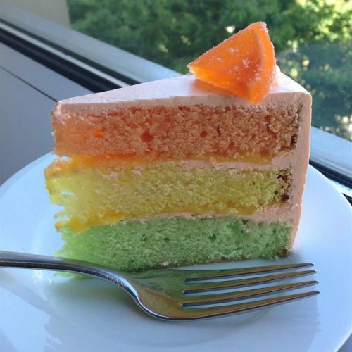 Rainbow Citrus Cake