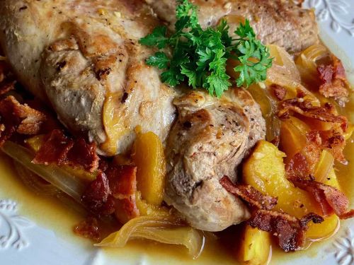 Pork Tenderloin with Peaches