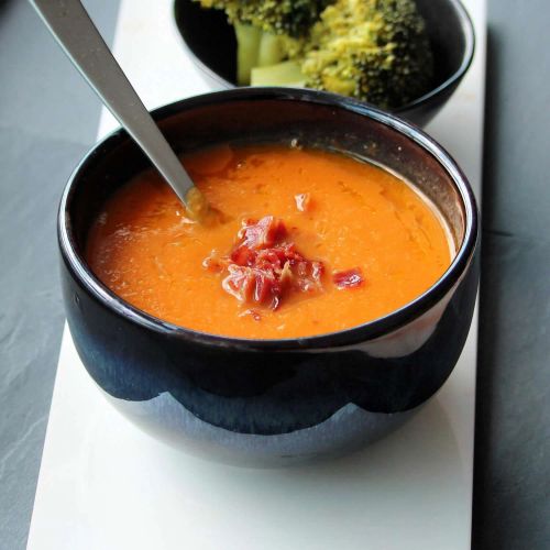 Roasted Carrot and Tahini Soup