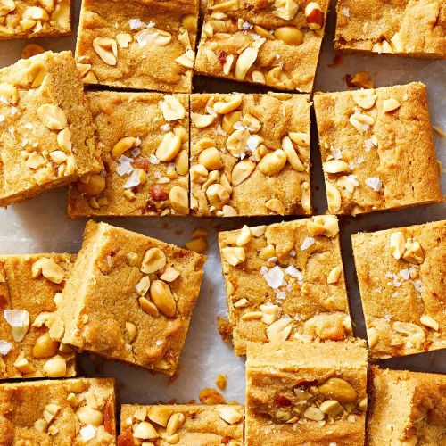 Chewy Peanut Butter Brownies