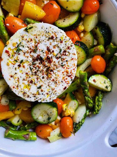 Baked Feta Pasta with Vegetables