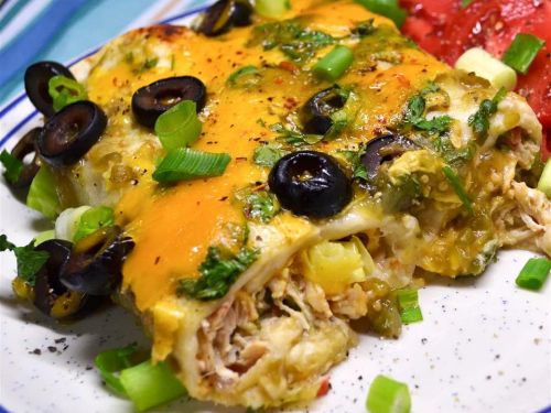 Cream Cheese Chicken Enchiladas