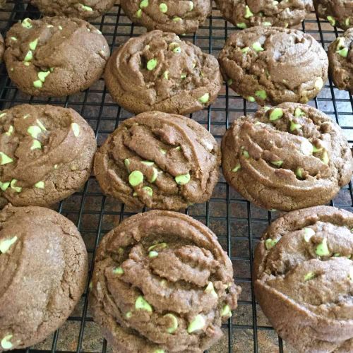 Chocolate Chip Peppermint Cookies