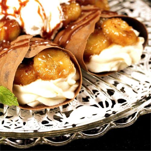 Chocolate Banana Crepes