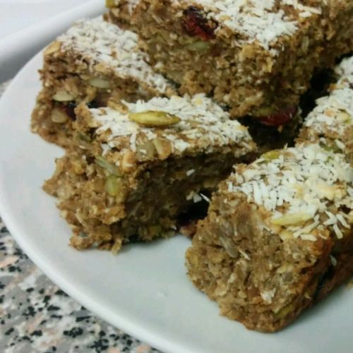 Banana Oatmeal Protein Bars