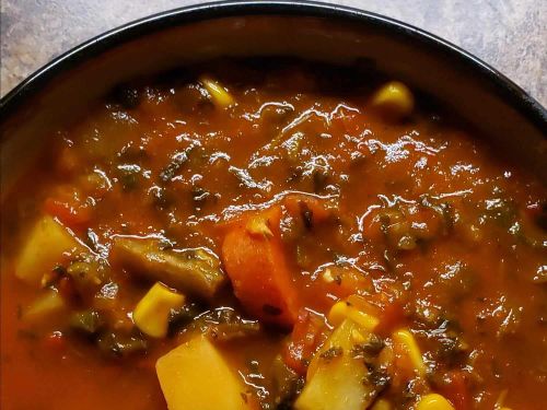 Chunky Vegetarian Vegetable Soup (Fast and Easy)