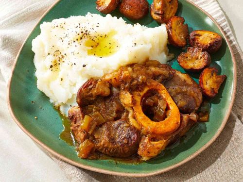 Braised Beef Shank with Wine and Tarragon