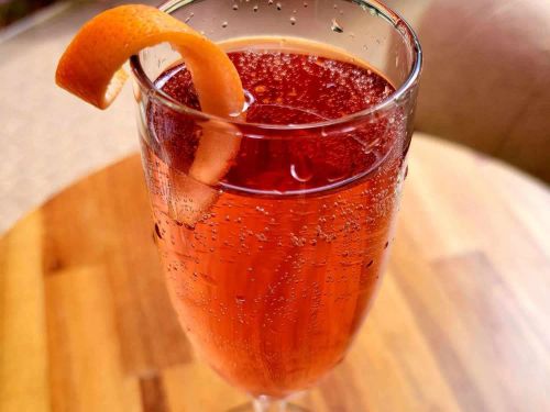 Cranberry Rum Mimosa