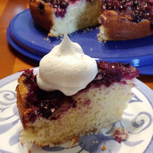 Blueberry Upside-Down Cake