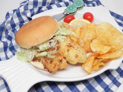 Baked Ranch Tilapia Burgers