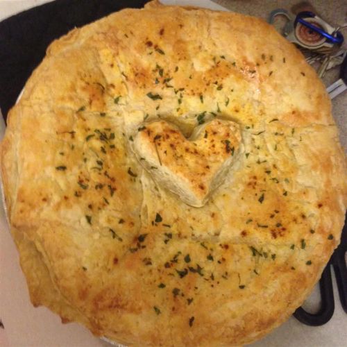 Chicken Pot Pies with Puff Pastry