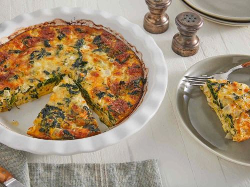 Crustless Spinach Quiche