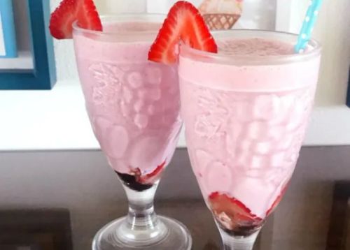 Yummy Strawberry Shake