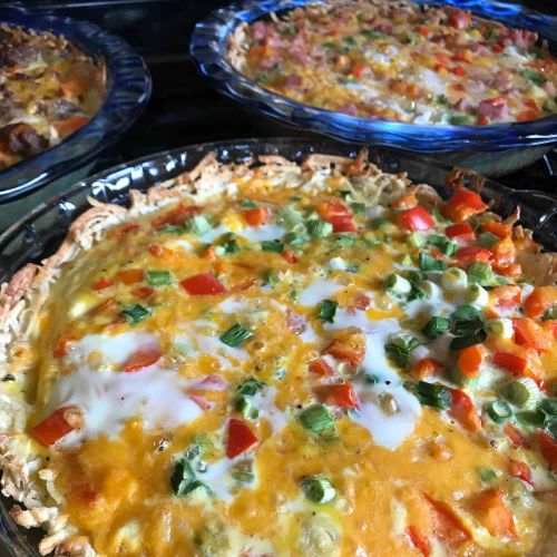 Ham and Hash Brown Quiche