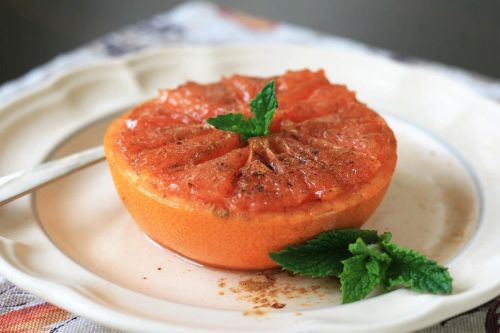 Air Fryer Broiled Grapefruit