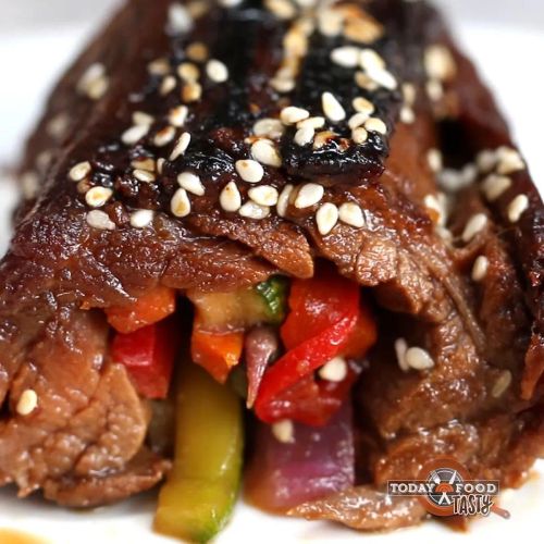 Teriyaki Steak Roll-ups