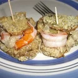 Shrimp-Stuffed Eggplant Rolls