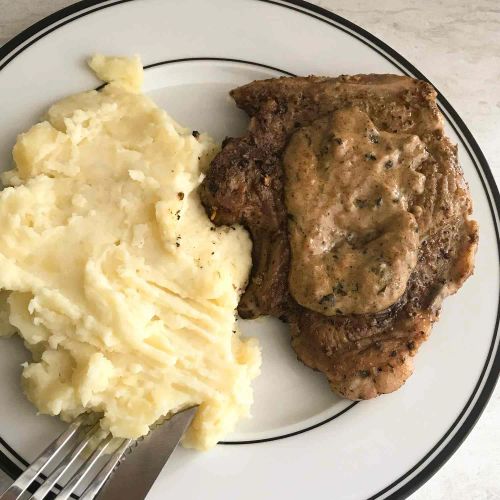 Creamy Herbed Pork Chops