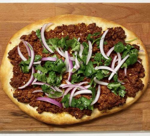 Spiced Lamb Pizza