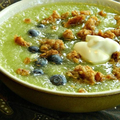 Honeydew Blueberry Soup