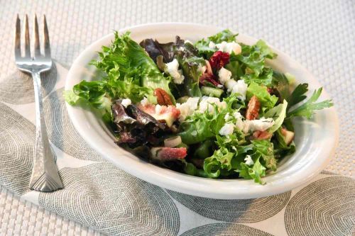 Mixed Greens Salad with Figs and Herbs