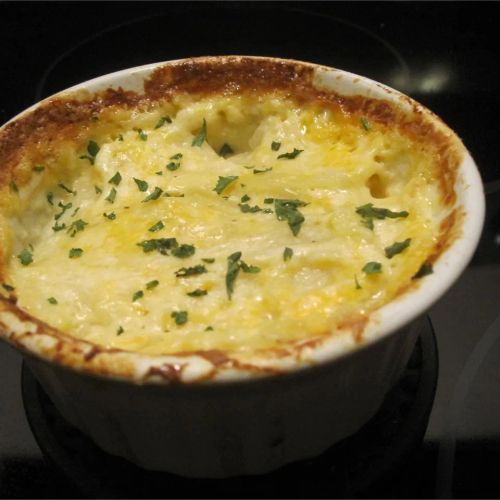 Double Cheesy Au Gratin Potatoes