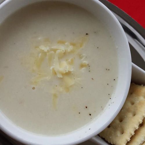 Cauliflower and White Cheddar Cheese Soup