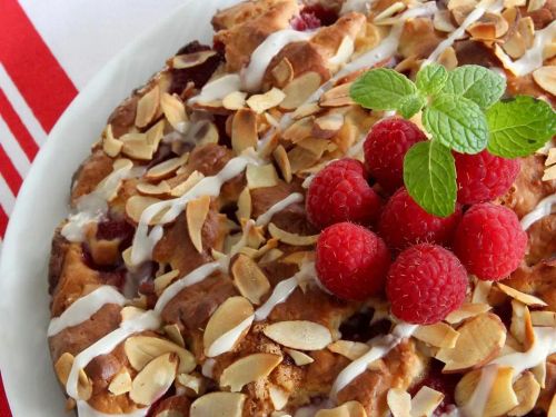 Raspberry Almond Coffee Cake