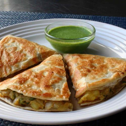 Samosadilla (Samosa Quesadilla)