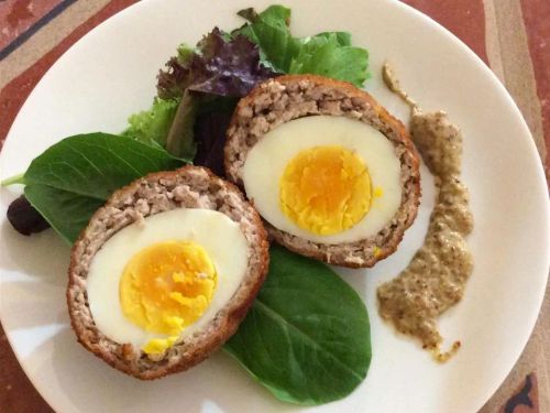 Scotch Eggs with Mustard Sauce