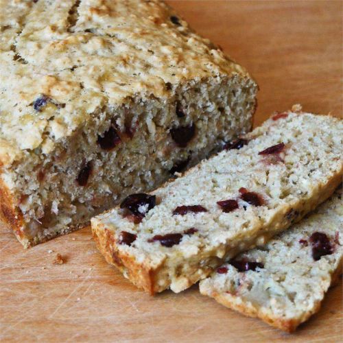 Cranberry Banana Oat Bread