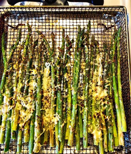 Air Fryer Roasted Asparagus