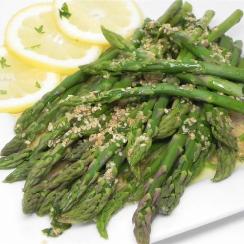 Crunchy Sesame Lemon Asparagus