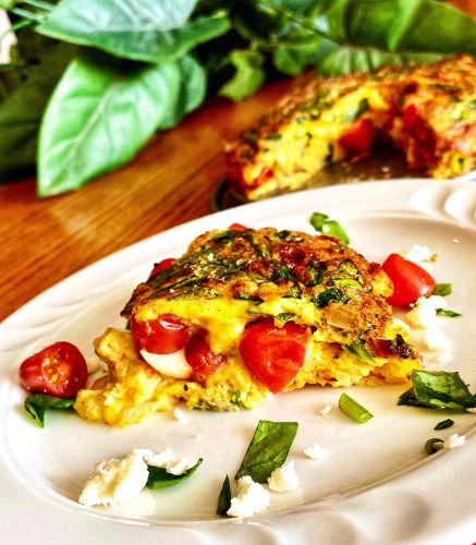 Air Fryer Greek Frittata