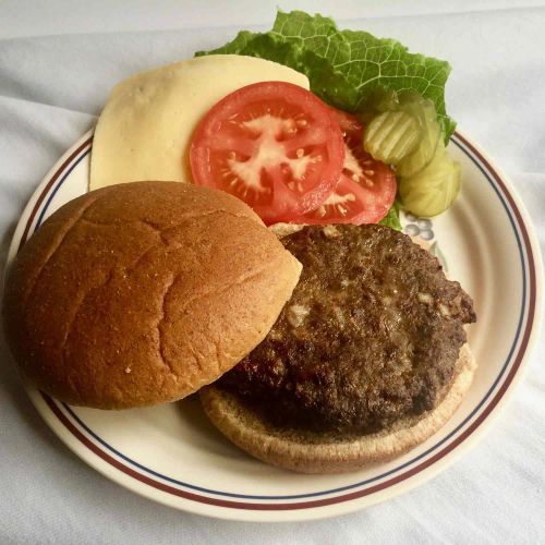 Air Fryer Bison Burgers