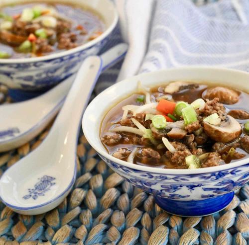 Asian Burger Soup