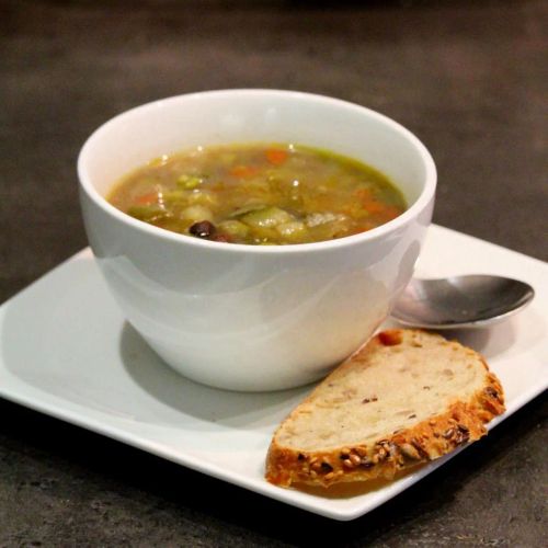 Spicy Black Bean and Quinoa Soup