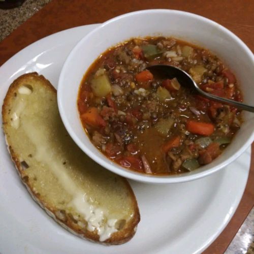 Leslie's Ham Lentil Soup