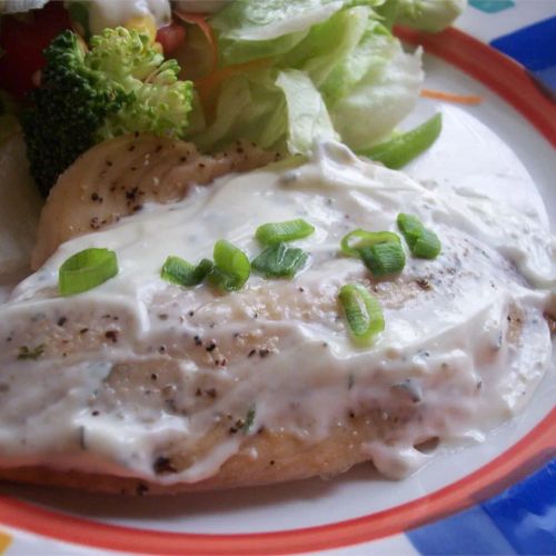 Tilapia with Creamy Sauce