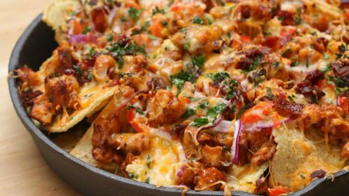 Loaded BBQ Chicken Nachos