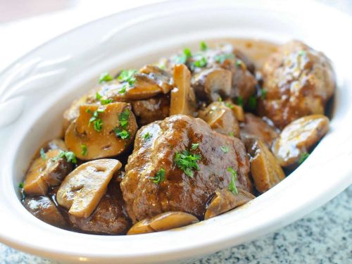 Instant Pot® Salisbury Steak with Onion and Mushroom Gravy