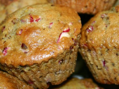 Cranberry Applesauce Muffins