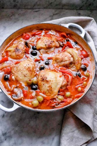 Caper Chicken Cacciatore