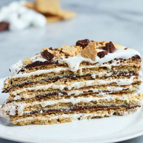 16-Layer No-Bake S’mores Cake