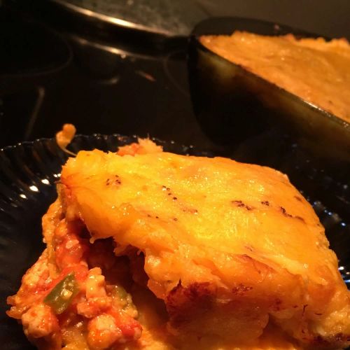 Pastelon de Platano Maduro (Dominican-Style Yellow Plantain Pie)