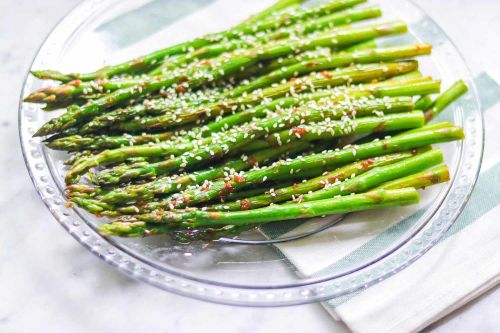 Grilled Soy-Sesame Asparagus