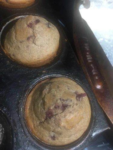 Black and Blueberry Muffins