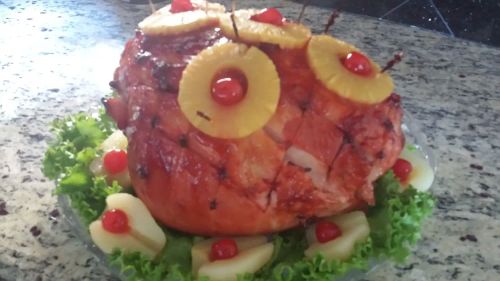 Honeydear's Holiday Pineapple Baked Ham